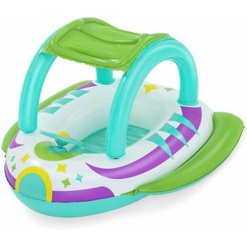 Bateau gonflable Bestway Space Splash Piscine pour enfant - 107 x 112 cm - Livraison gratuite - Multicolore