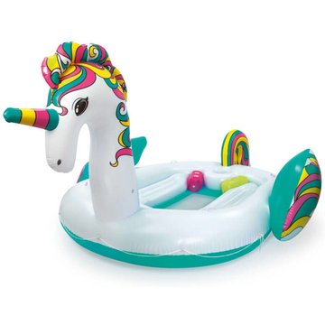 Bouée géante gonflable Bestway piscine licorne 590x404cm 6 personnes