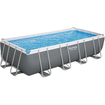 Piscine hors-sol sans accessoire Power steel rectangulaire 549x274x122cm Bestway