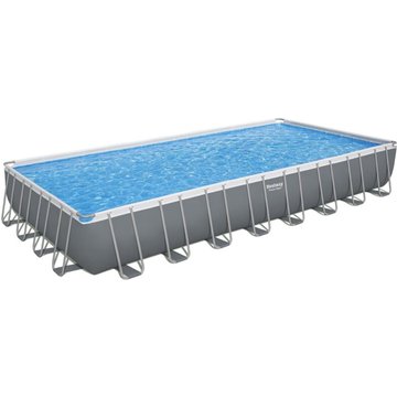 Piscine hors-sol sans accessoire Power Steel rectangulaire 956x488x132cm Bestway