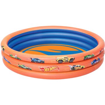Bestway - Piscine Gonflable Hot Wheels pour Enfants Ø122x25 cm
