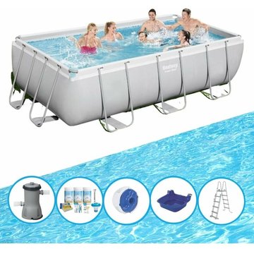Bestway - Piscine Power Steel avec accessoires - 404x201x100 cm