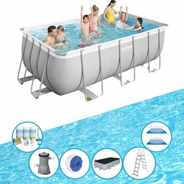 Bestway - Piscine Power Steel avec accessoires - 412x201x122 cm - Offrir