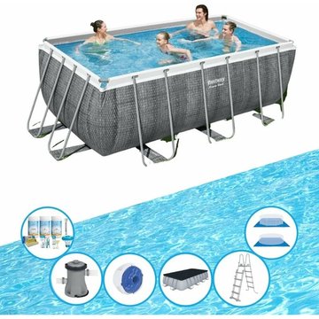 Bestway Piscine Power Steel avec accessoires - 412x201x122 cm