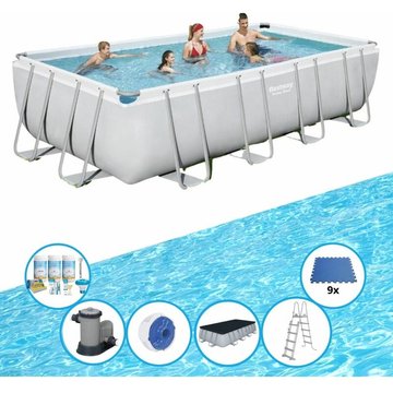 Bestway - Piscine Power Steel avec des accessoires - 549x274x122 cm