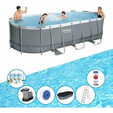 Bestway Piscine Power Steel - 549x274x122 cm