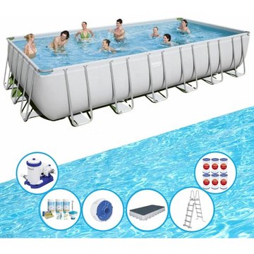 Bestway - Piscine Power Steel - Ensemble de piscine - 732x366x132 cm
