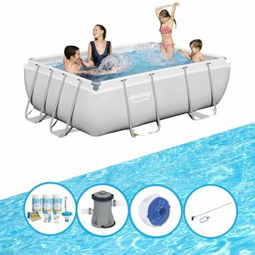Bestway - Piscine Power Steel - Ensemble de piscine - 282x196x84 cm