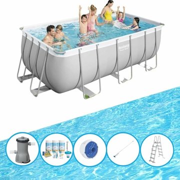 Bestway - Piscine Power Steel - Ensemble de piscine - 412x201x122 cm