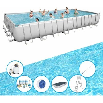 Bestway Piscine Power Steel - Ensemble de piscine - 956x488x132 cm