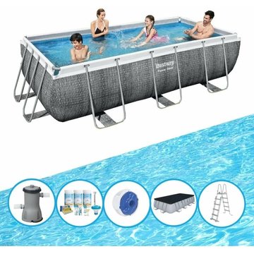 Piscine Bestway Power Steel - Offre spéciale - 404x201x100 cm