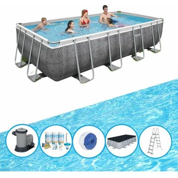Bestway - Piscine Power Steel - Forfait Piscine - 549x274x122 cm - OFFRE