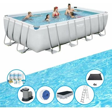 Bestway - Piscine Power Steel - Piscine - Deal - 549x274x122 cm - Prix compétitif, livraison rapide !