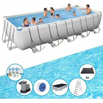 Bestway - Piscine Power Steel avec des accessoires - 640x274x132 cm - Offrir