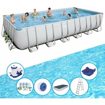 Bestway - Piscine Power Steel avec des accessoires - 732x366x132 cm