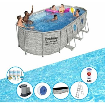 Piscine Bestway Power Steel Swim Vista - 549x274x122 cm