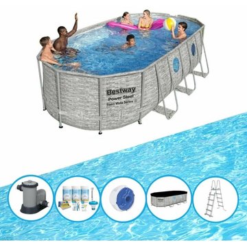 Bestway Piscine Power Steel Swim Vista - 549x274x122 cm
