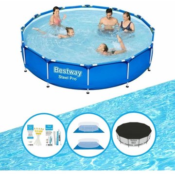 Bestway Piscine Steel Pro - Avec des accessoires - 366x76 cm - OFFRIR