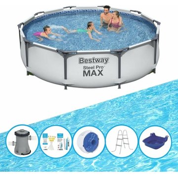 Bestway Piscine Steel Pro MAX - Avec accessoires - 305x76 cm - OFFERT