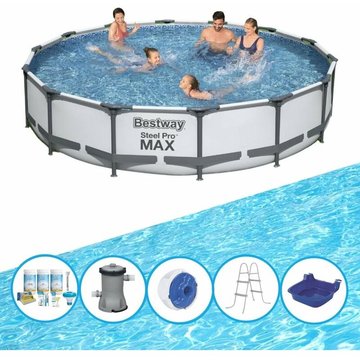 Bestway Piscine Steel Pro MAX avec accessoires - 427x84 cm - À OFFRIR