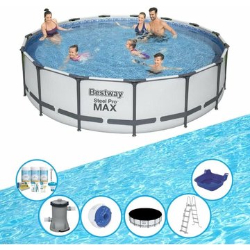 Bestway Piscine Steel Pro MAX - Avec accessoires - 457x107 cm