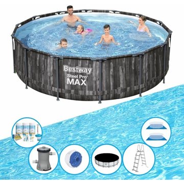 Bestway - Piscine Steel Pro MAX avec des accessoires - 427x107 cm