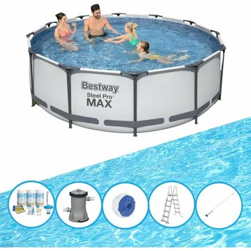Bestway Piscine Steel Pro MAX 366x100 cm - Ensemble de piscine