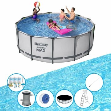 Bestway Piscine Steel Pro MAX - Ensemble de piscine - 396x122 cm - Offrir
