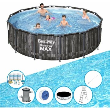 Bestway - Piscine Steel Pro MAX - Ensemble de piscine - 427x107 cm