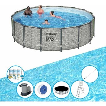 Bestway - Piscine Steel Pro MAX - 488x122 cm