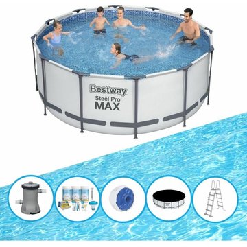 Bestway Piscine Steel Pro MAX - Forfait Piscine - 366x122 cm - OFFERT