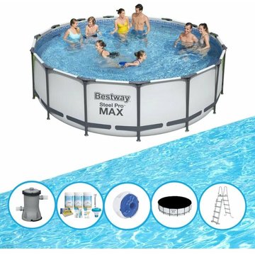 Bestway Piscine Steel Pro MAX - Forfait Piscine - 457x122 cm - Offre