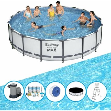 Bestway Piscine Steel Pro MAX - Kit Piscine - 549x122 cm