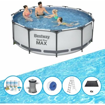 Piscine Bestway Steel Pro MAX avec accessoires - 366x100 cm - PROFITEZ