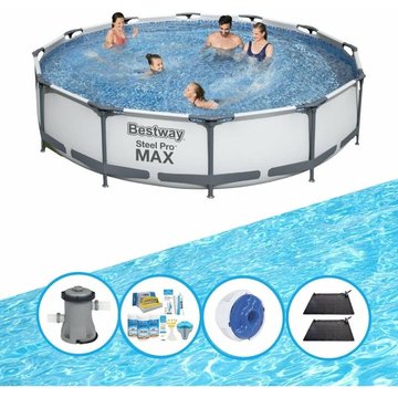 Bestway Piscine Steel Pro MAX avec des accessoires - 366x76 cm - Offrir