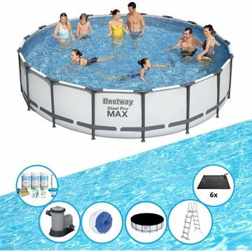 Bestway Piscine Steel Pro MAX avec accessoires 549x122 cm - Prix compétitif, livraison rapide!