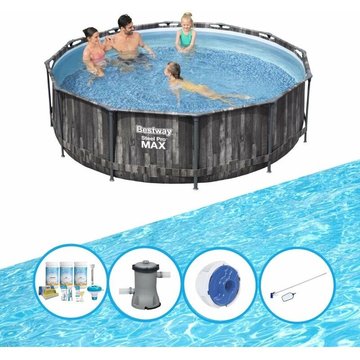 Bestway - Piscine Steel Pro MAX - Ronde - 366x100 cm