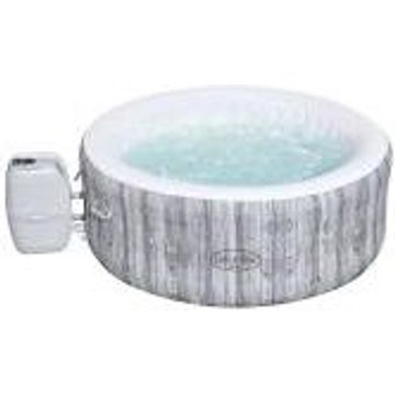 Bestway - Spa Fiji 2/4 places rond imitation bois - bulles Airjets