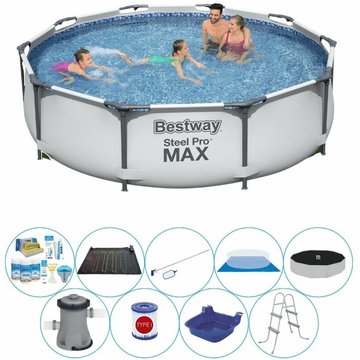 Piscine Bestway Steel Pro MAX Ronde 305x76 cm - Offre exceptionnelle avec un prix compétitif et une livraison rapide !