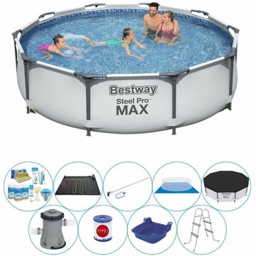 Bestway Steel Pro MAX Ronde 305x76 cm - Piscine avec accessoires