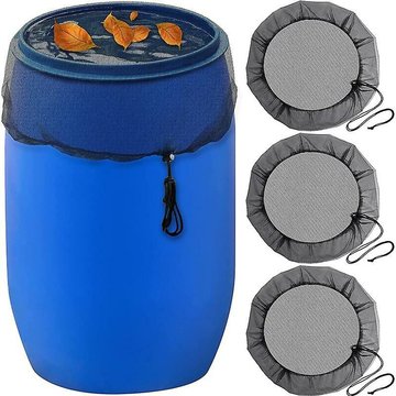 Betterlifefg-3 Pack Mesh Cover Netting Rain Barrels Water Collection Buckets Tank Rain Harvesting Tool Protector For Outdoor