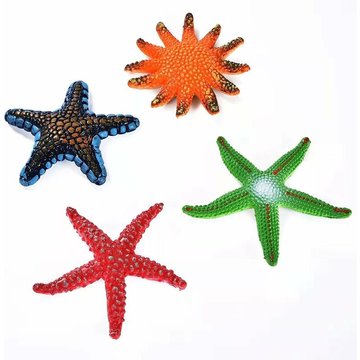 Big Diving Toys 4 Pcs Starfish Pool Toy, Summer Swimming Diving Toys Set (Assortiment de couleurs)