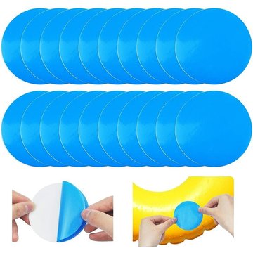20pcs Patchs de Réparation Piscine Auto-Adhésifs Blue Dream PVC - Rustine Piscine Gonflable - Outil de Doublure de Piscine