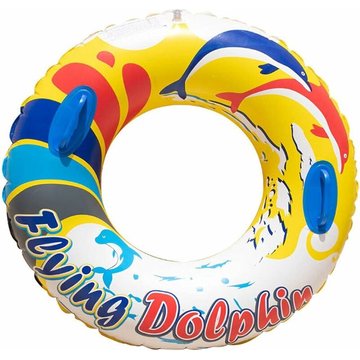 Anneau de natation Blue Dream, anneau de bain, bouée gonflable, swim ring, anneau de natation flottant hawaïen idéal pour les adolescents adultes et piscine