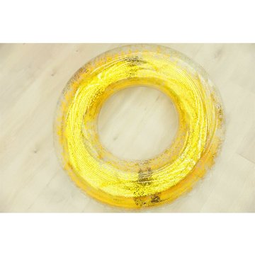 Blue Dream - Bouée Gonflable Brillante pour Piscine (jaune)