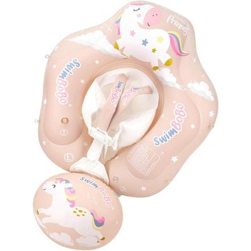 Cercle de natation gonflable relaxant et durable pour bébé Blue Dream - Anneau de taille de piscine gonflable