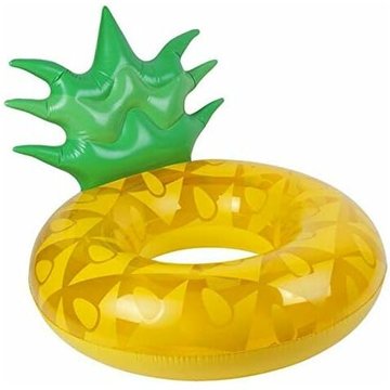 Blue Dream Ananas Gonflable Énorme Bouée Anneau de Natation Piscine - Cerceaux de Natation d'été pour Plage, Jouets Aquatiques pour Enfants et Adultes