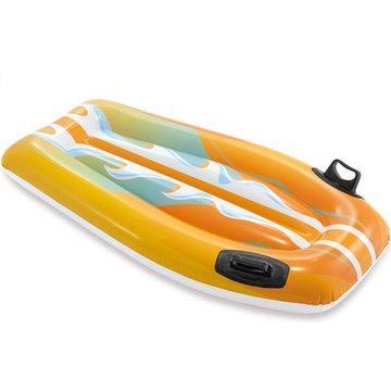 Bodyboard gonflable Intex Piscine Joy Rider pour enfants - 6 ans et + - 112 x 62 cm - Orange
