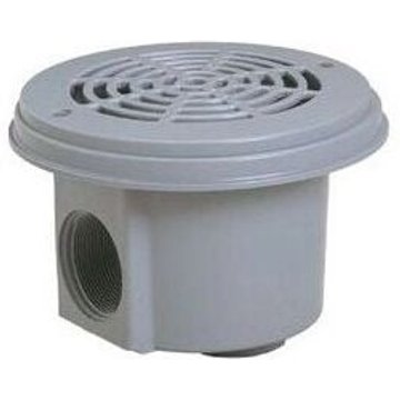 Bonde de fond Hayward Pool Europe - piscine béton/liner - Gris clair