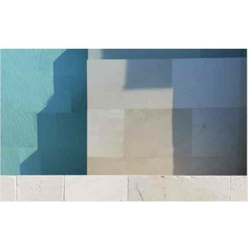 Bordure de piscine rectangulaire en pierre naturelle ROMANO 700x300 cm 2 cm